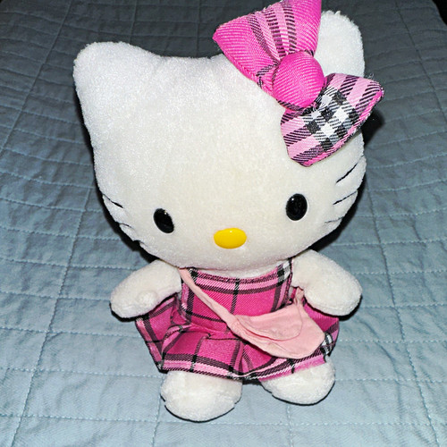 Tartan plaid hello - ty, kitty