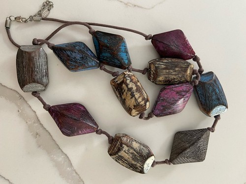 Wooden chunky bead - bead, necklace