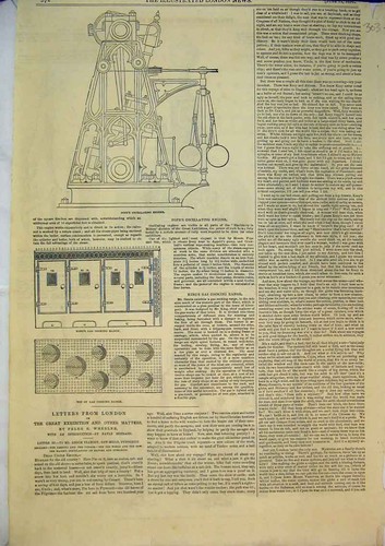 Original old antique print - antique,