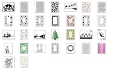  CRAFTS TOO A6 EMBOSSING FOLDERS FOR CARDS AND CRAFTING- FREE POSTAGE & PACKING