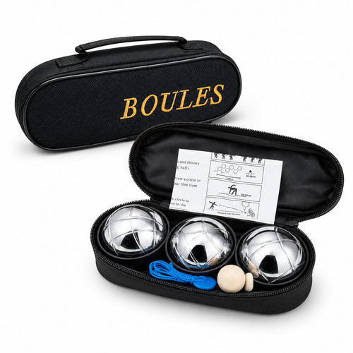 French boules set - french, chrome