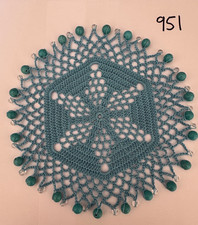 Hand Made Crochet Beaded Jug