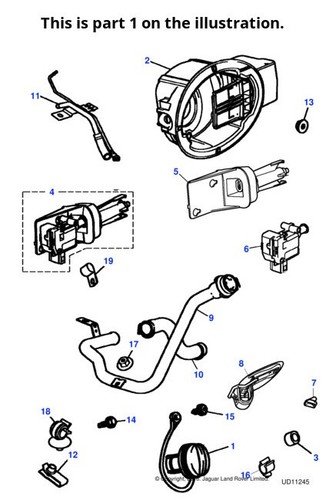 Jaguar genuine fuel filler cap - genuine,