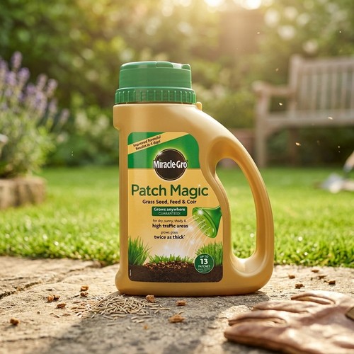 Miracle gro patch - gro, grass
