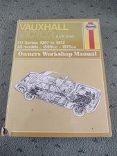 Vauxhall Victor & VX 4/90  FDSeries 1967 to 1972 Haynes Manual