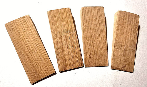 Set door wedges solid oak - set,