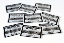 VERCOLAC color sticker for
