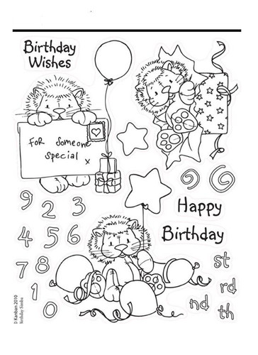 Kanban clear stamps simba the - kanban,