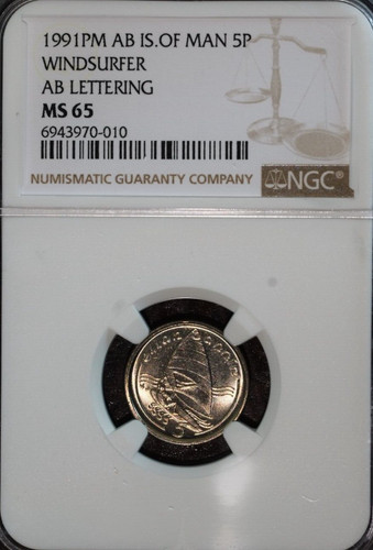 1991 isle man 5p - isle, of