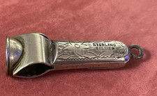 STERLING SILVER CASE CHEROOT CIGAR CUTTER