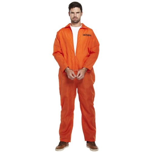 Mens orange prison jumpsuit - mens,