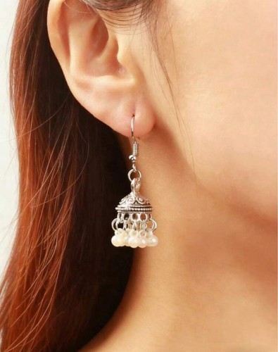 Small tiny silver pearl - small,