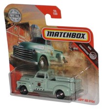 Matchbox MBX Countryside (2019) Green '47 Chevy AD 3100 Truck 96/100 - (Short Ca