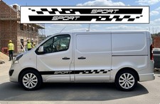 VAUXHALL VIVARO SWB SPORT VINYL GRAPHICS STICKERS DECALS STRIPES  *ANY COLOUR