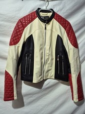 Zara Moto Biker Jacket Red