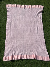 Pink Vintage Pram Baby Blanket