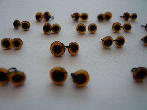 Heidifeathers glass eyes - eyes, 4mm