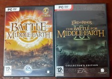 Lord of the Rings Battle for Middle-Earth 1 + 2 Collector's Edition PC DVD ROM 