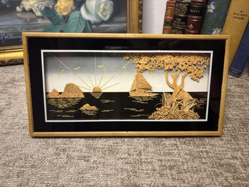 Lovely unique vintage framed