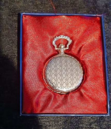 Quartz pocket watch silver - quartz,
