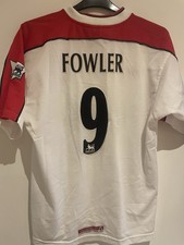 Liverpool 1998 Away Shirt Men’s Medium FOWLER 9