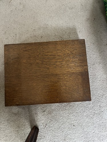 Vintage cutlery box empty