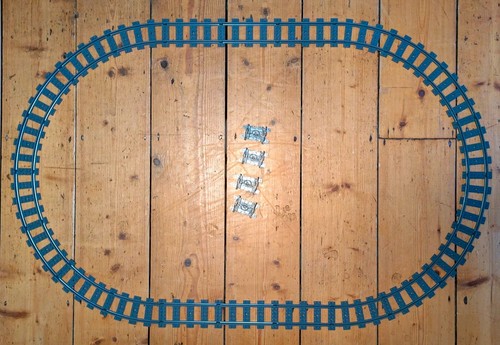 Lego train track - track, complete