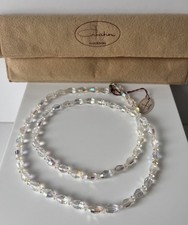 Swarovski Creation 1989 Aurora Borealis Bead Necklace in Pouch 75cm / 30" Long