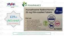 Promethazine Hydrochloride 25mg Tablets (56) - Insomnia Relief , Travel Sickness