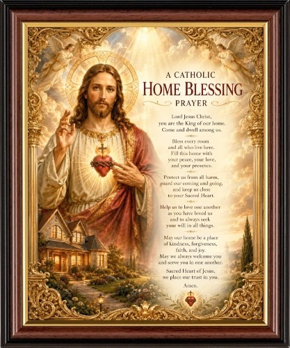 Catholic home blessing - a,