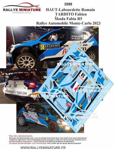 Decals ref 2598 skoda - decals,