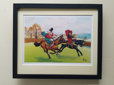 Loon Cartoon Hunting print  'A