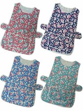 Ladies Floral Tabards with Coloured Edging