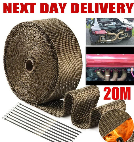 20m titanium gold heat wrap - titanium,