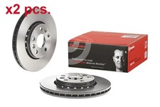 X2 PCS FRONT BRAKE DISC ROTORS