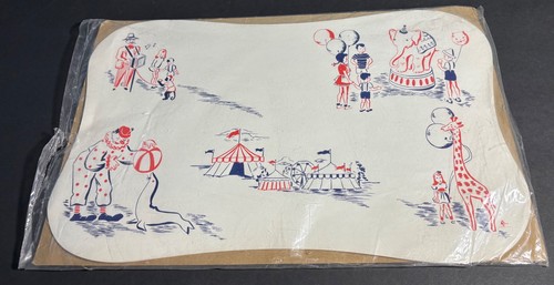 Vtg 1950s paper - 1950s, circus