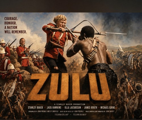 Zulu 1964 quad poster - ,