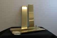 9 Brass Door Finger Plates with Screws