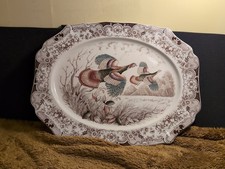 Johnson Brothers Windsor Ware Flying Turkey Large Platter Serving Plate 51cm