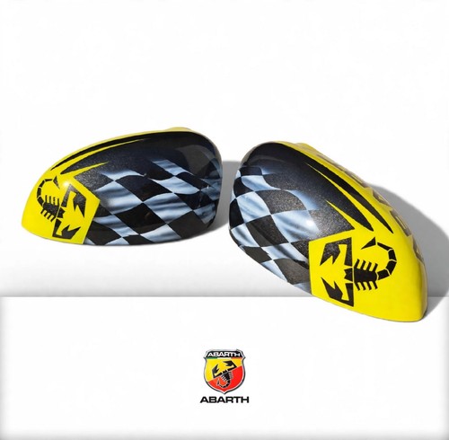 Abarth mirrors caps - fiat, 500