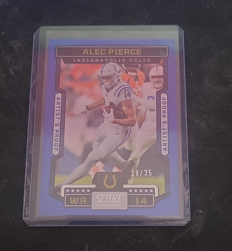 Panini 2023 score alec pierce - alec,