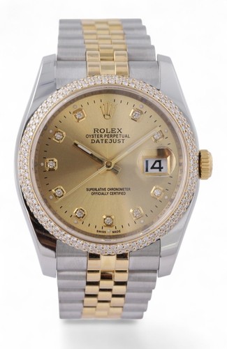 Rolex datejust 36mm yellow - datejust,