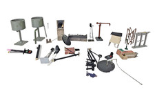 Model Railroad Scenery Layout Acessories Signals Buildings Trackside Equipments.