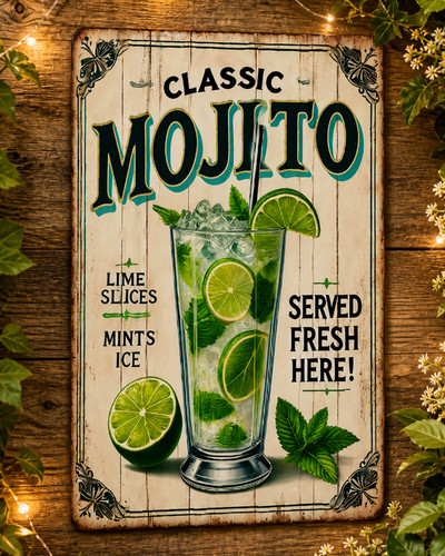 Cocktail drink theme mojito - cocktail,