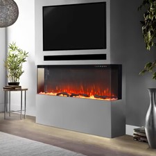Electric Fireplace 3 Sided