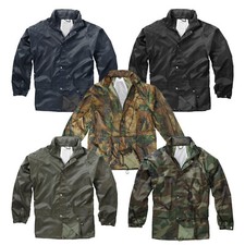 Waterproof Jacket Hiking Outdoor Camping Fishing Hunting Raincoat Camo Navy New