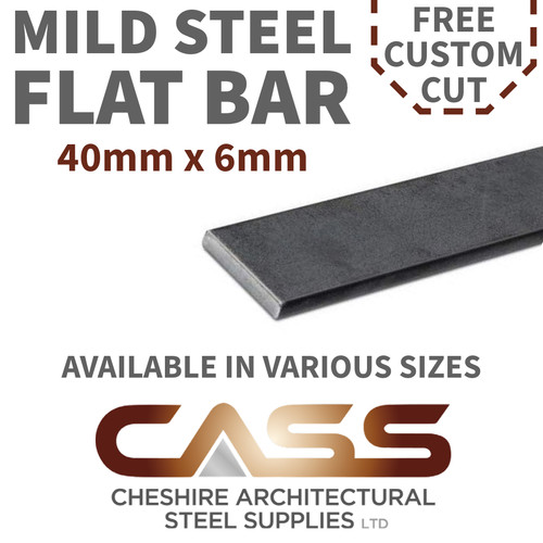 40mm 6mm mild - x, steel