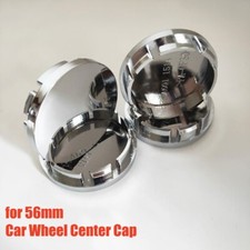 4x 56mm ABS Chrome Car Wheel