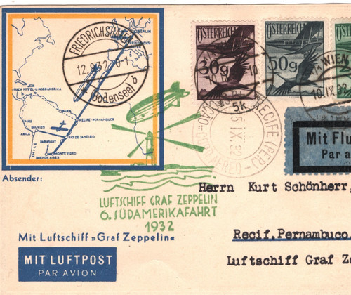 Graf zeppelin air mail - zeppelin,