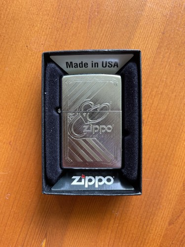 Zippo 80th anniversary - 80th, chrome